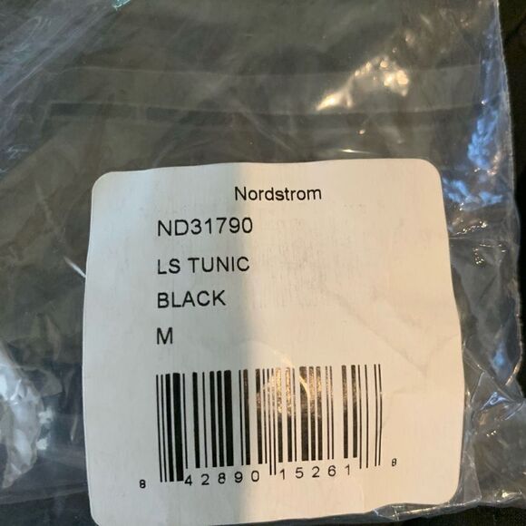 Urban Outfitters Lumière Swiss Dot Dolman Long Sleeve Mini Dress Black Size M Ne - Picture 15 of 15